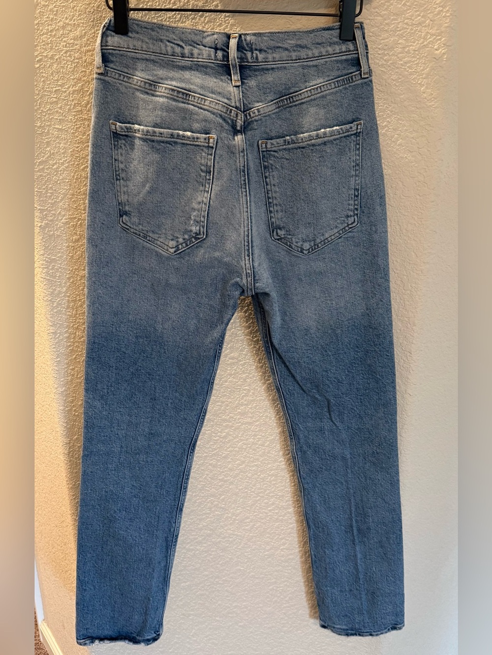 AGOLDE-- Riley Long High Rise Straight Jeans - Picture 5 of 6